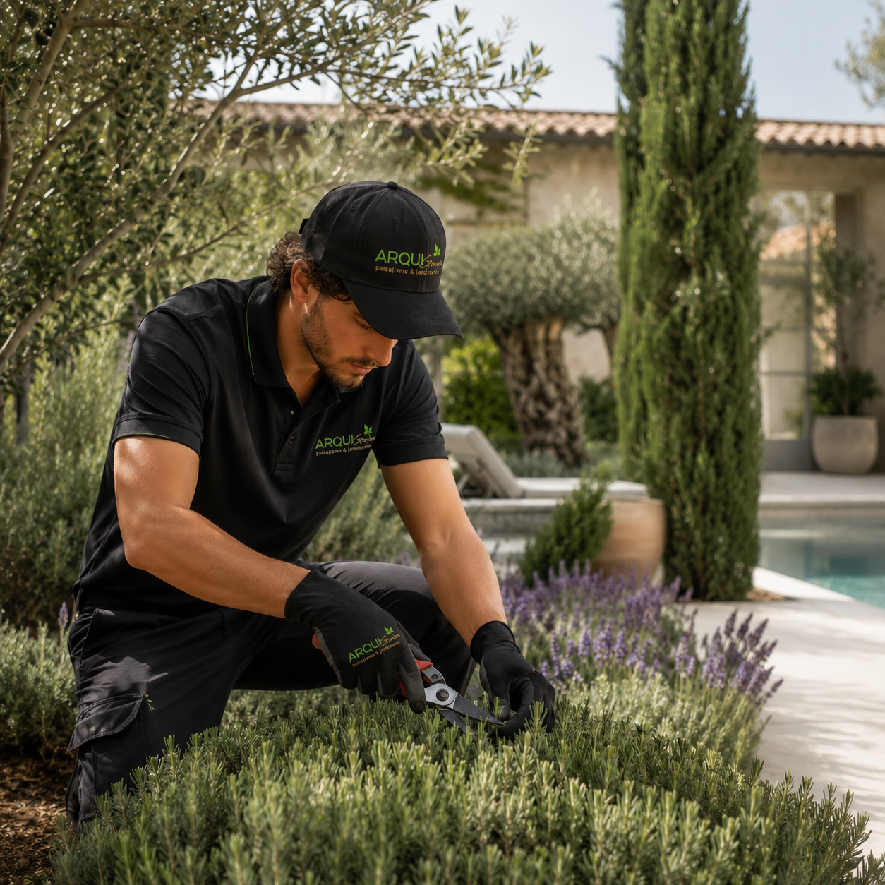 JARIDNERO REALIZANDO MANTENIMIENTO EN JARDIN JARIDNERO REALIZANDO MANTENIMIENTO EN JARDIN